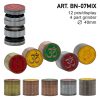 Grinder Grace Glass Ganash & Om  Ø:40mm 4-delni