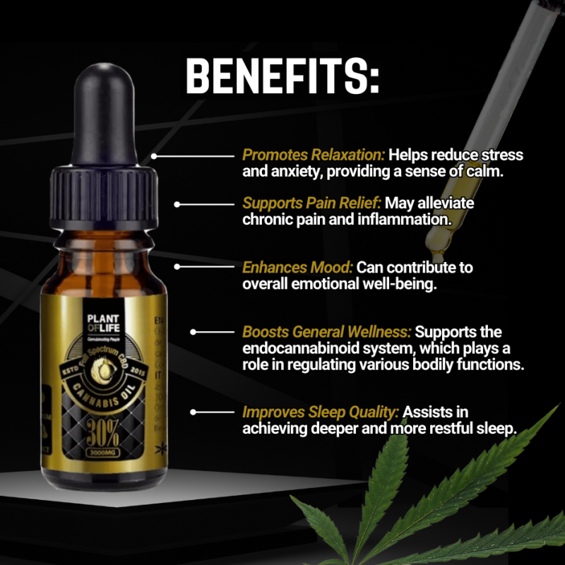 CBD olje 30% Full Spectrum - Plant of Life - Image 5